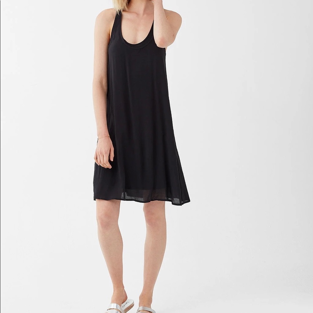 Splendid Rayon Voile Double Layer Dress in blush - medium